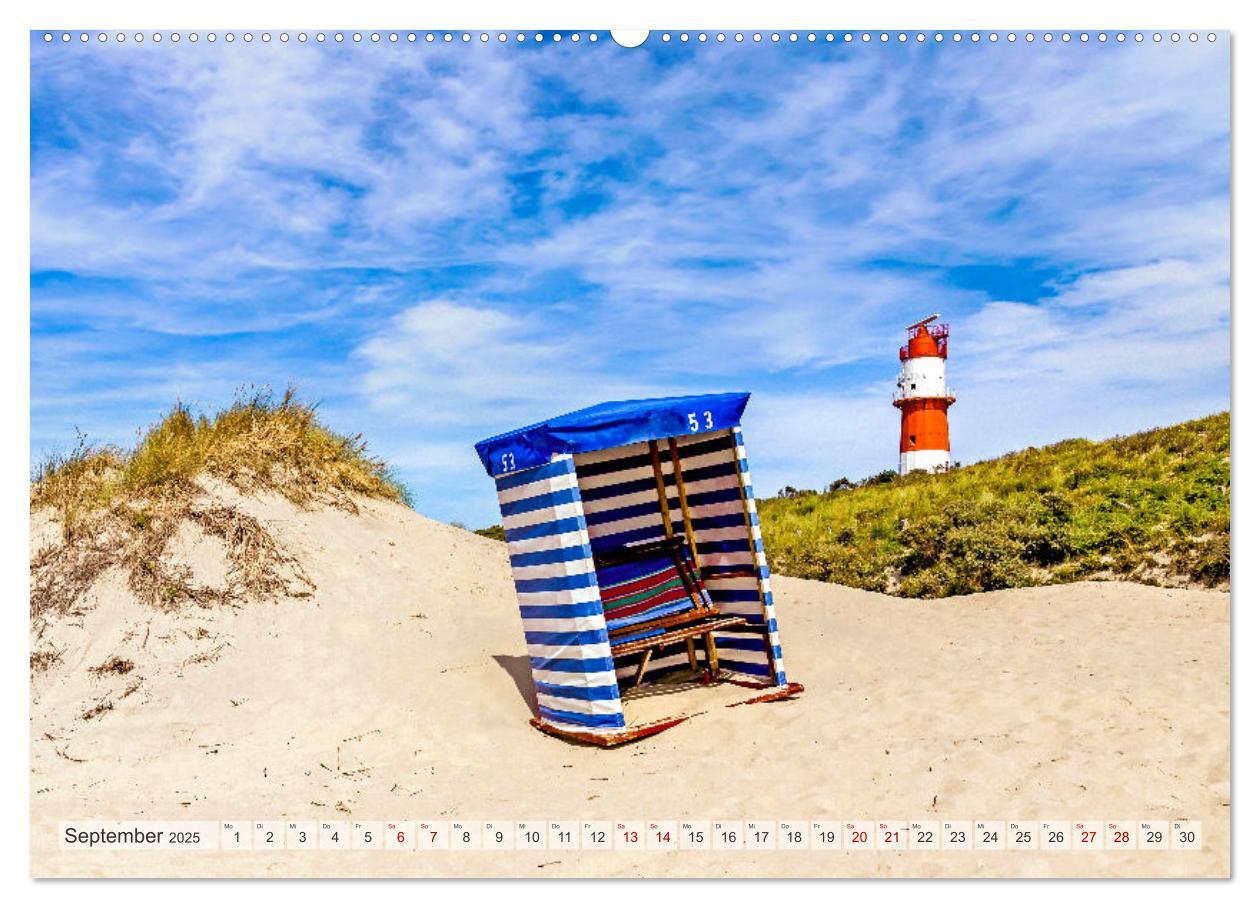 Bild: 9783435080410 | BORKUM-LIEBE (Wandkalender 2025 DIN A2 quer), CALVENDO Monatskalender