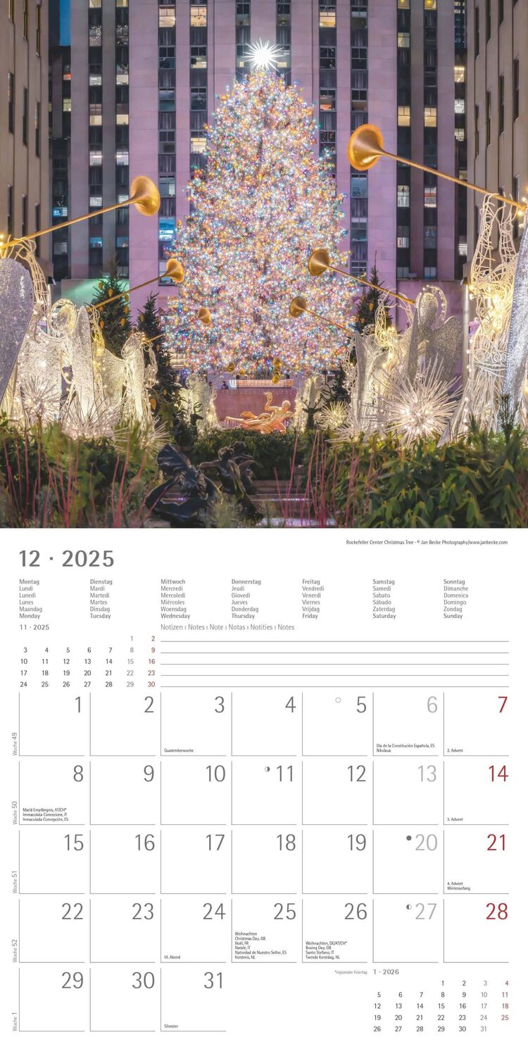 Bild: 4251732340933 | New York 2025 - Broschürenkalender 30x30 cm (30x60 geöffnet) -...