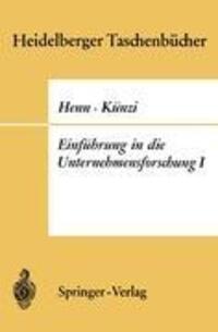 Cover: 9783540041825 | Einführung in die Unternehmensforschung I | H. P. Künzi (u. a.) | Buch