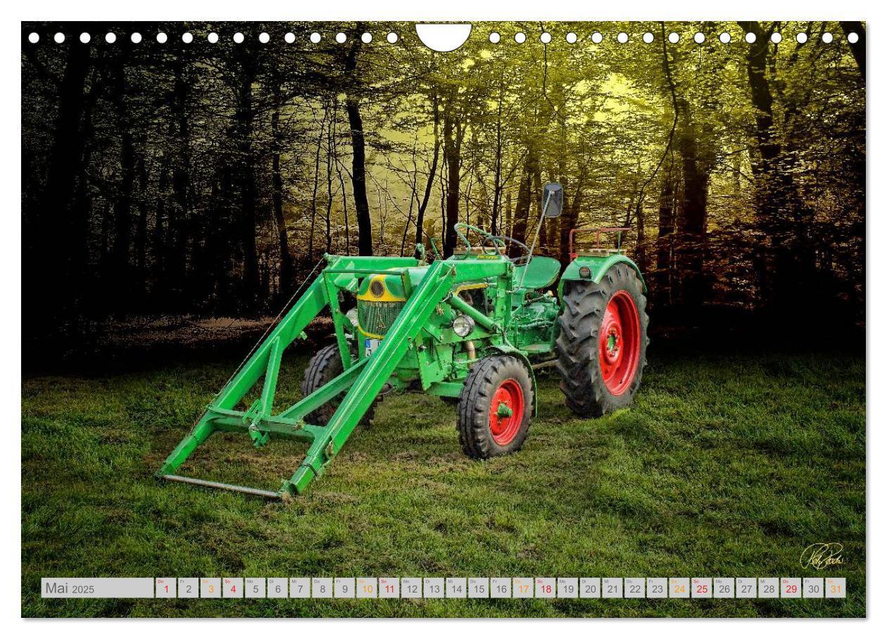 Bild: 9783435607655 | Oldtimer Schätze. Ein Traktoren-Kalender (Wandkalender 2025 DIN A4...