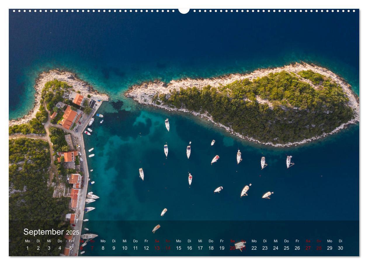 Bild: 9783435147687 | Segeln in Kroatien (Wandkalender 2025 DIN A2 quer), CALVENDO...