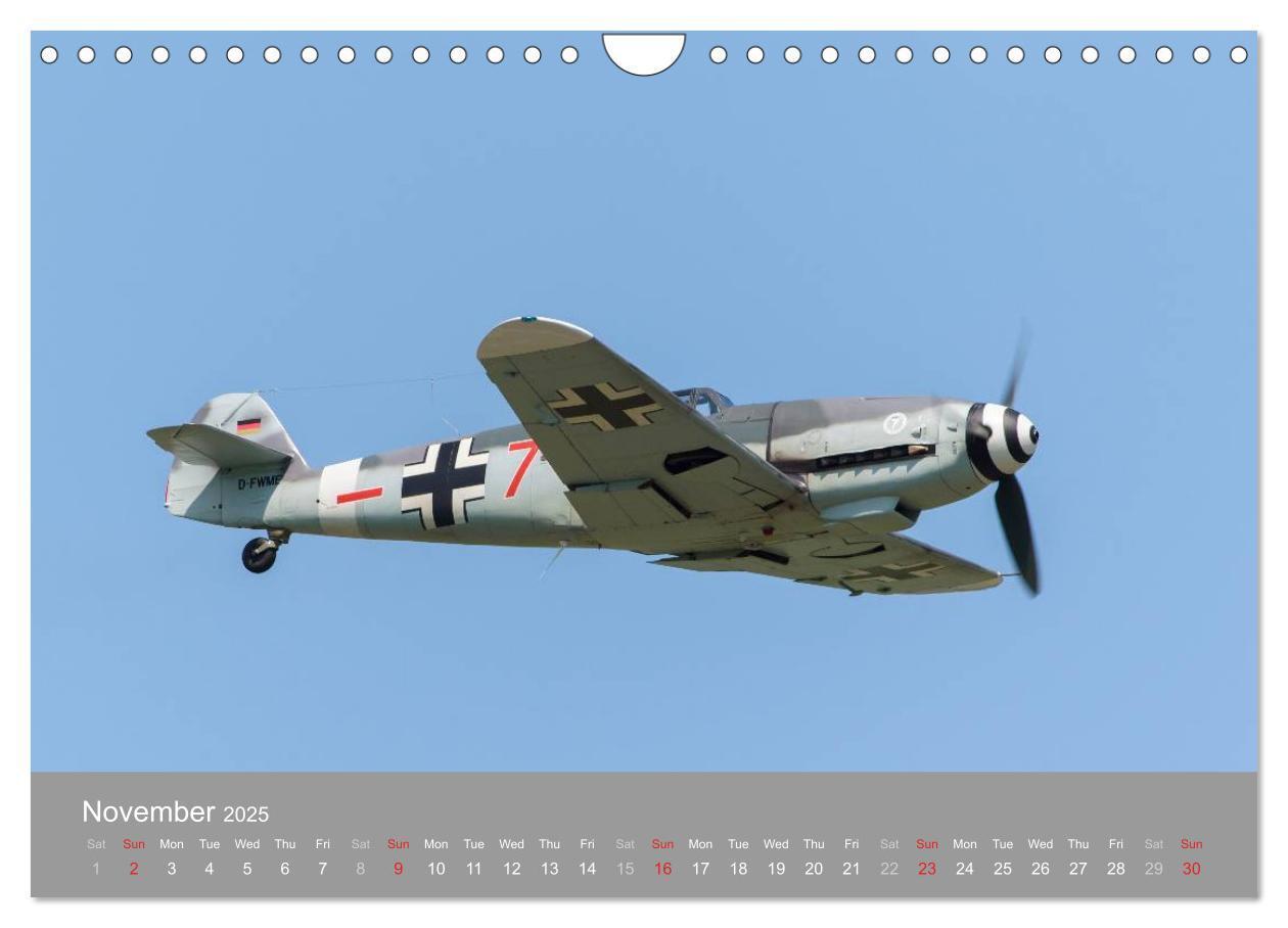 Bild: 9781325964604 | The Flying Legends (Wall Calendar 2025 DIN A4 landscape), CALVENDO...