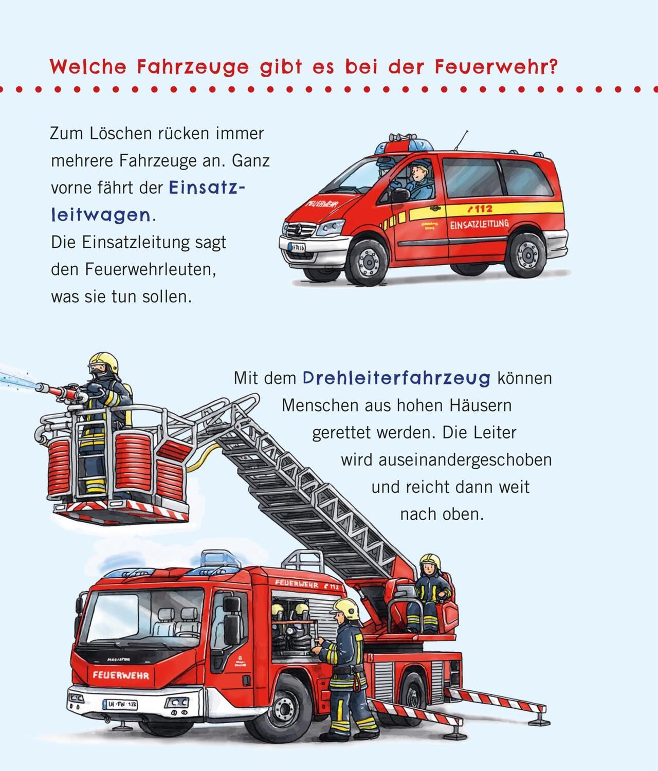 Bild: 9783551036094 | Unkaputtbar: Erstes Wissen: Bei der Feuerwehr | Petra Klose | Buch