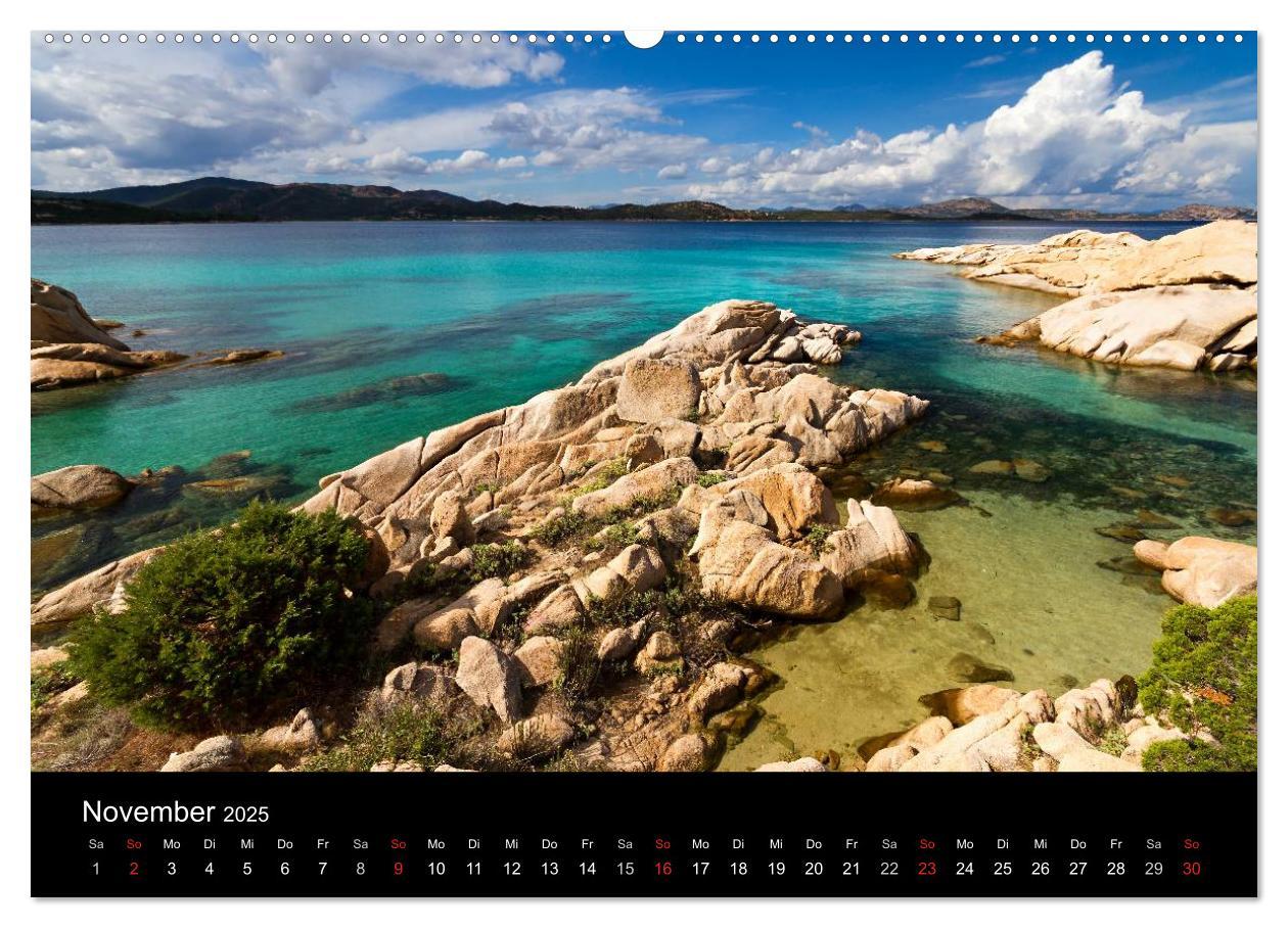 Bild: 9783435722433 | Sardinien (Wandkalender 2025 DIN A2 quer), CALVENDO Monatskalender