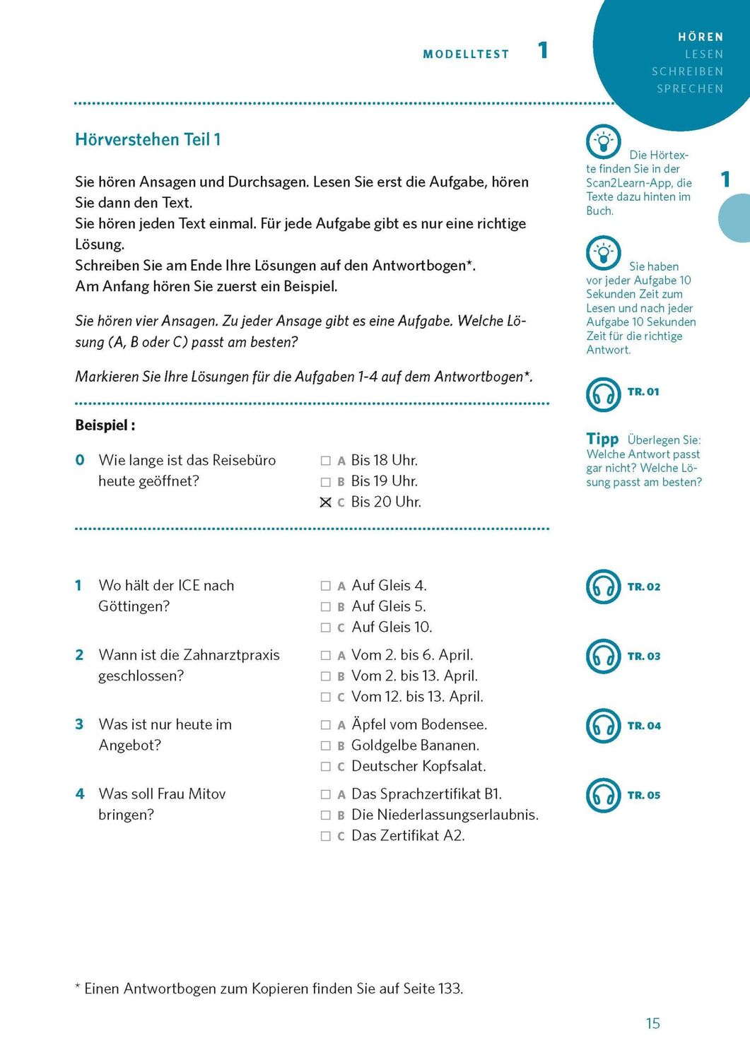 Bild: 9783125660533 | PONS Modelltests Deutsch-Test für Zuwanderer | Taschenbuch | 160 S.