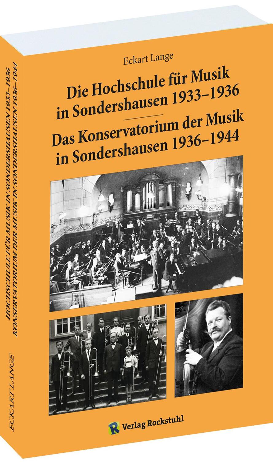 Cover: 9783959666794 | Die Hochschule für Musik in Sondershausen 1933-1936 | Eckart Lange