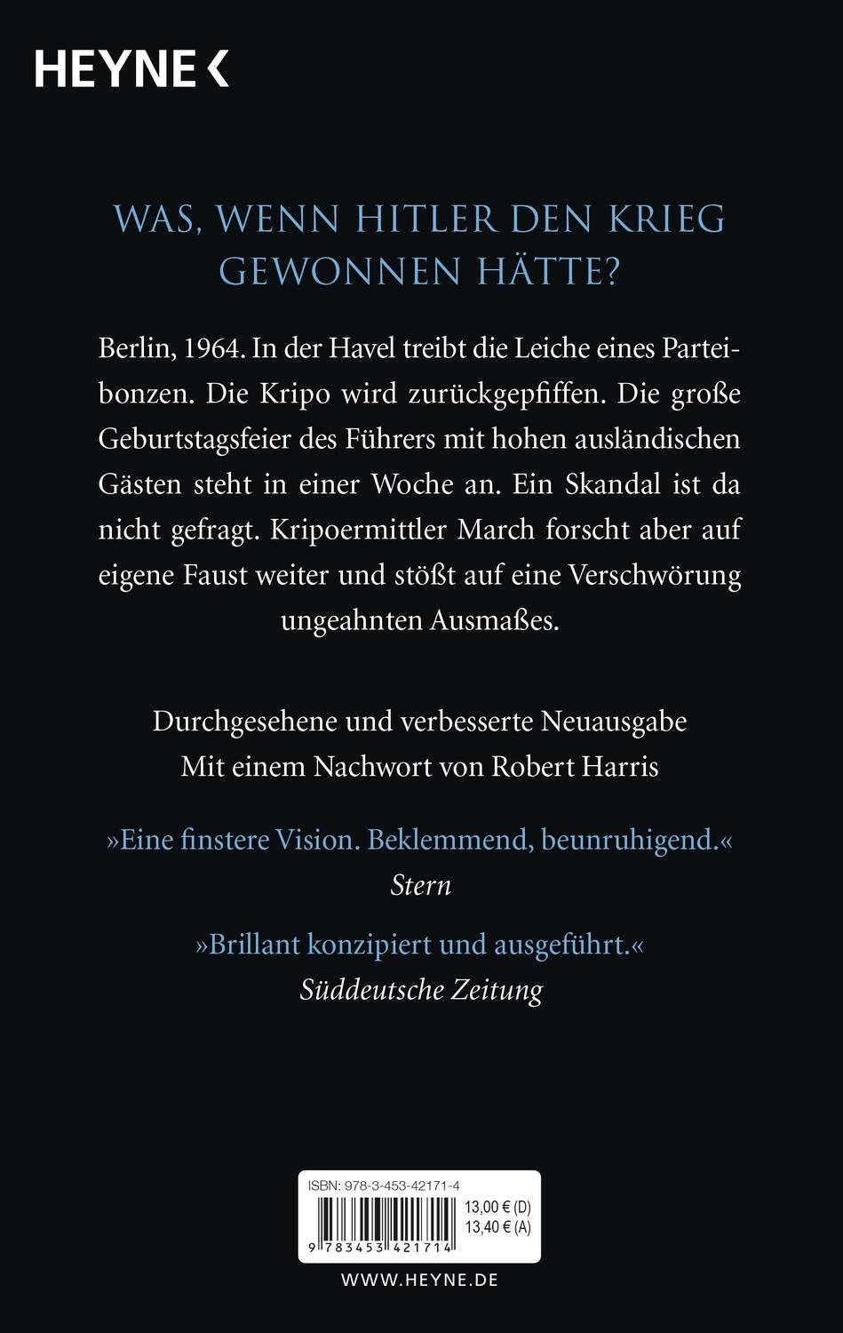 Bild: 9783453421714 | Vaterland | Robert Harris | Taschenbuch | 448 S. | Deutsch | 2017