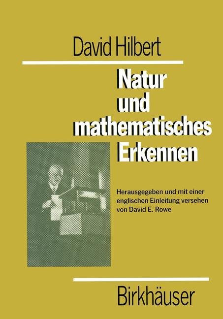 Cover: 9783034897105 | David Hilbert Natur und mathematisches Erkennen | D. E. Rowe | Buch