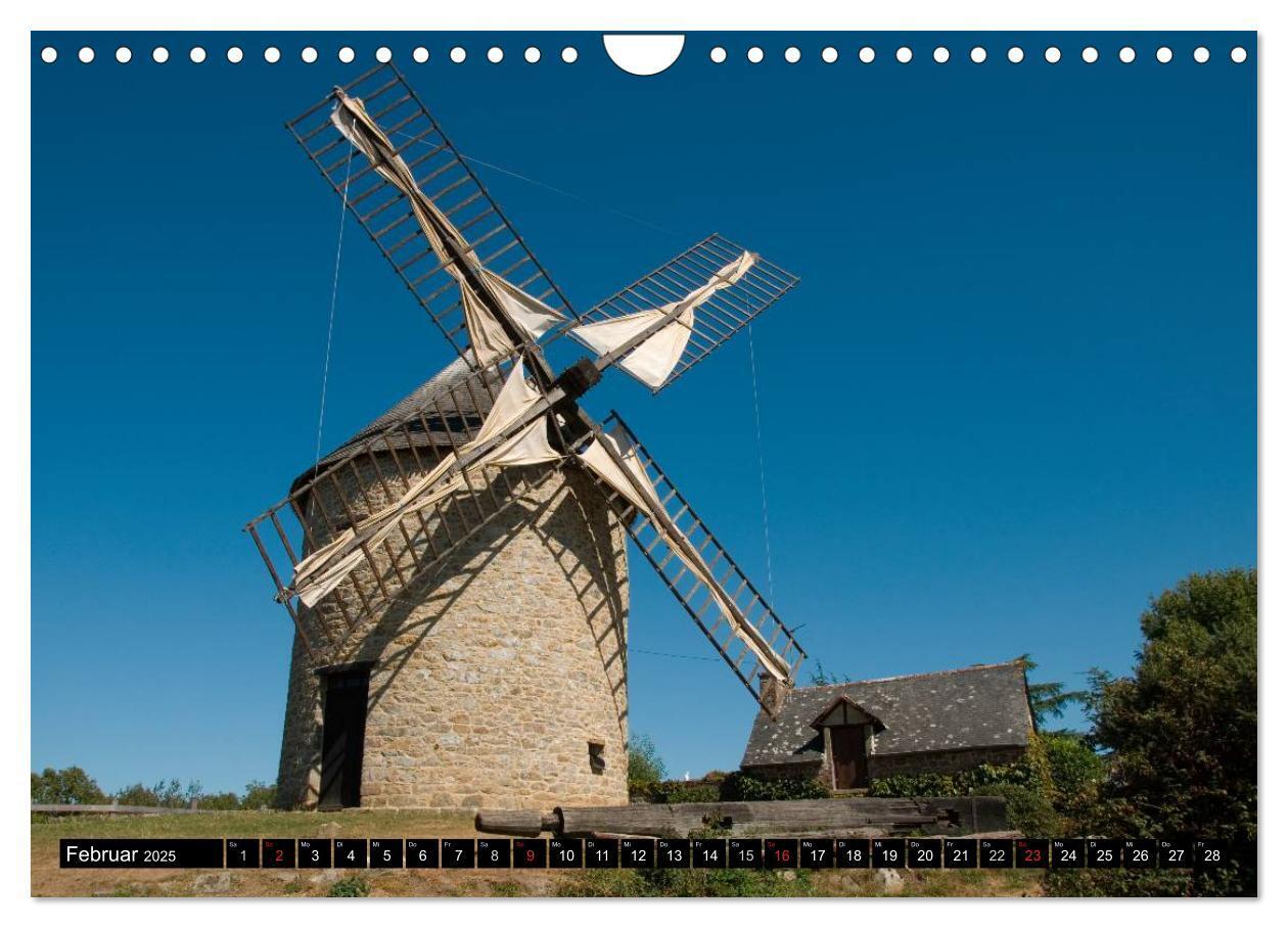 Bild: 9783435738137 | Windmühlen in Europa (Wandkalender 2025 DIN A4 quer), CALVENDO...