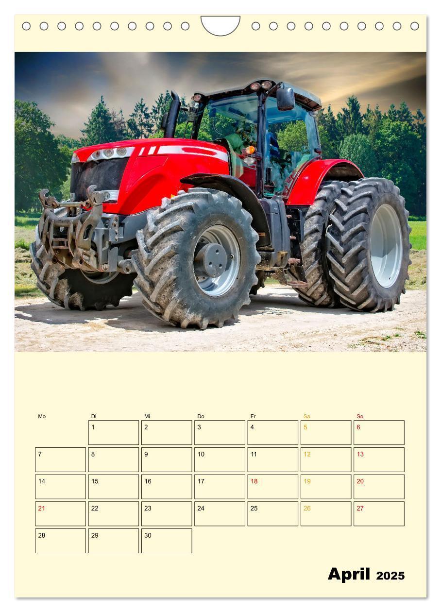 Bild: 9783435903757 | Traktor Giganten (Wandkalender 2025 DIN A4 hoch), CALVENDO...