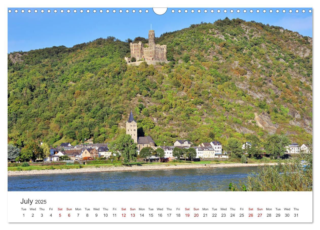 Bild: 9781325946815 | Rhine Valley and Castles (Wall Calendar 2025 DIN A3 landscape),...