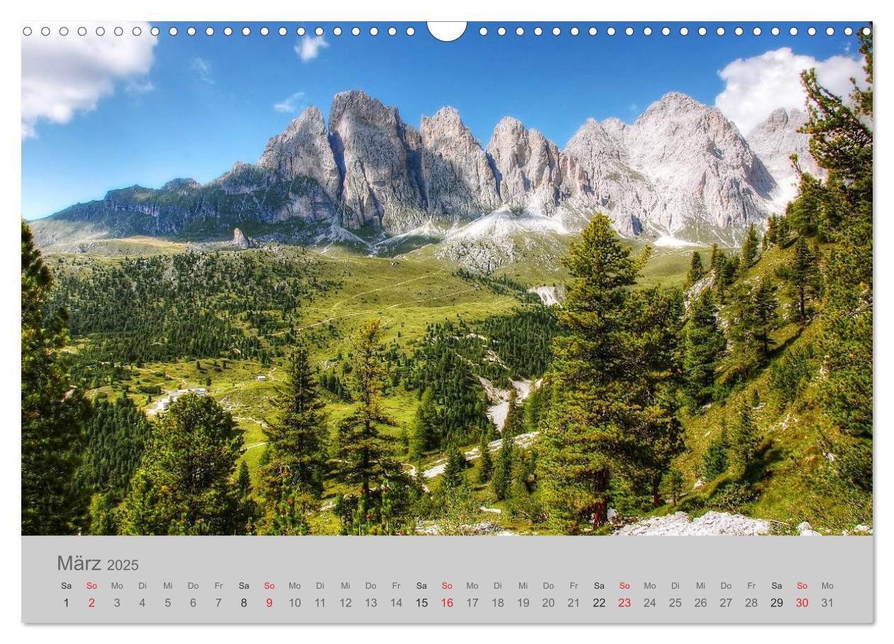 Bild: 9783435809059 | Südtirol - Gröden und Alta Badia (Wandkalender 2025 DIN A3 quer),...