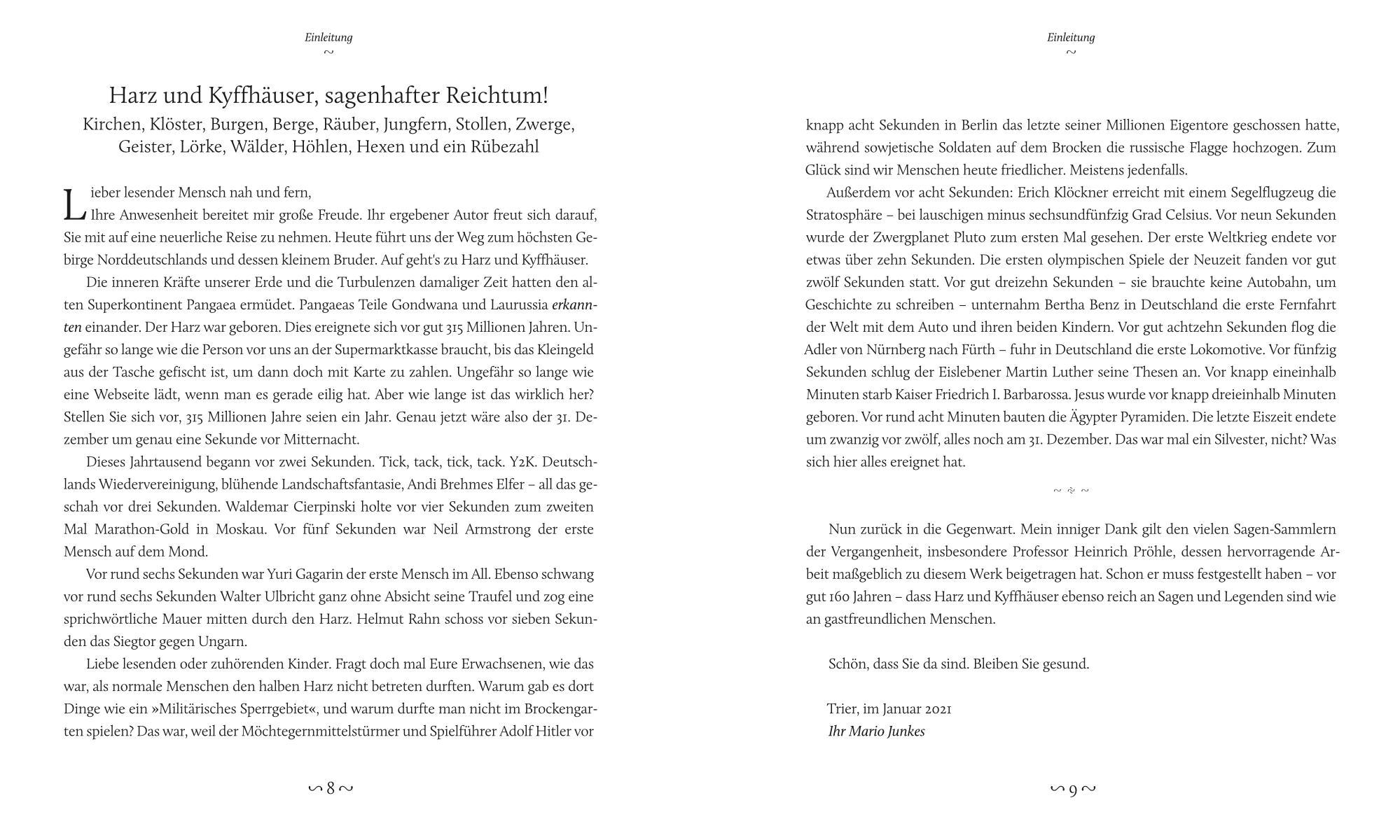 Bild: 9783955403645 | Harz und Kyffhäuser - Sagen und Legenden | Mario Junkes | Buch | 2021