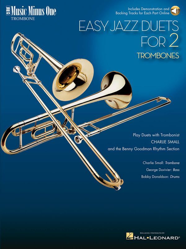 Cover: 9781596154612 | Easy Jazz Duets for 2 Trombones and Rhythm Section | Music Minus One