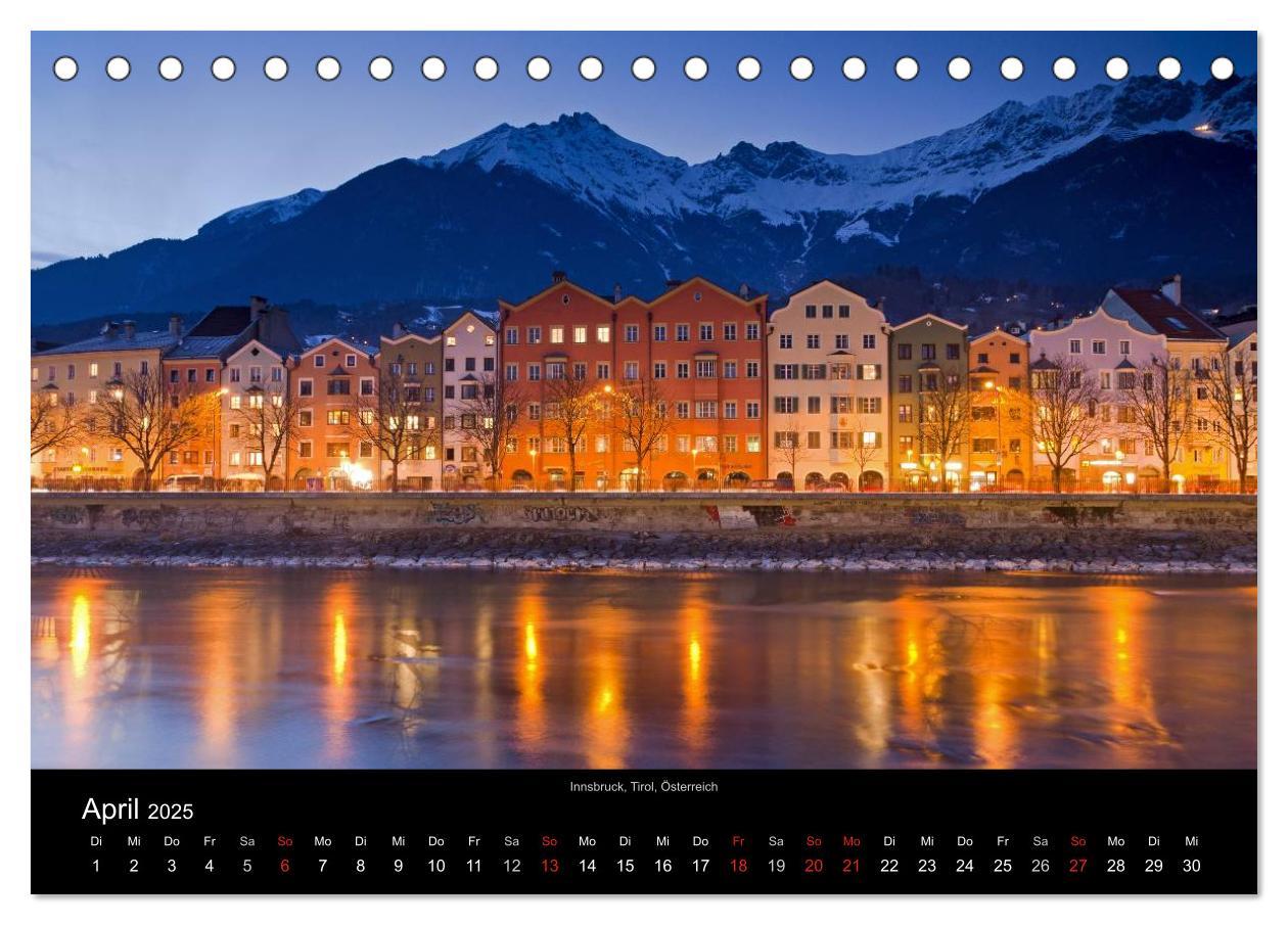 Bild: 9783435648689 | Alpen (Tischkalender 2025 DIN A5 quer), CALVENDO Monatskalender | 2025