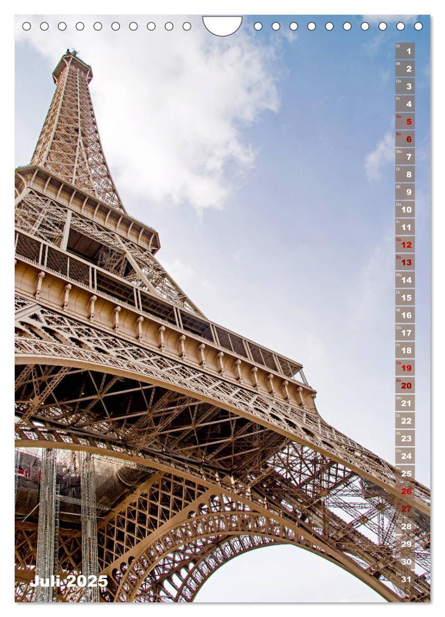 Bild: 9783435979547 | Paris Traummetropole mit Charme (Wandkalender 2025 DIN A4 hoch),...