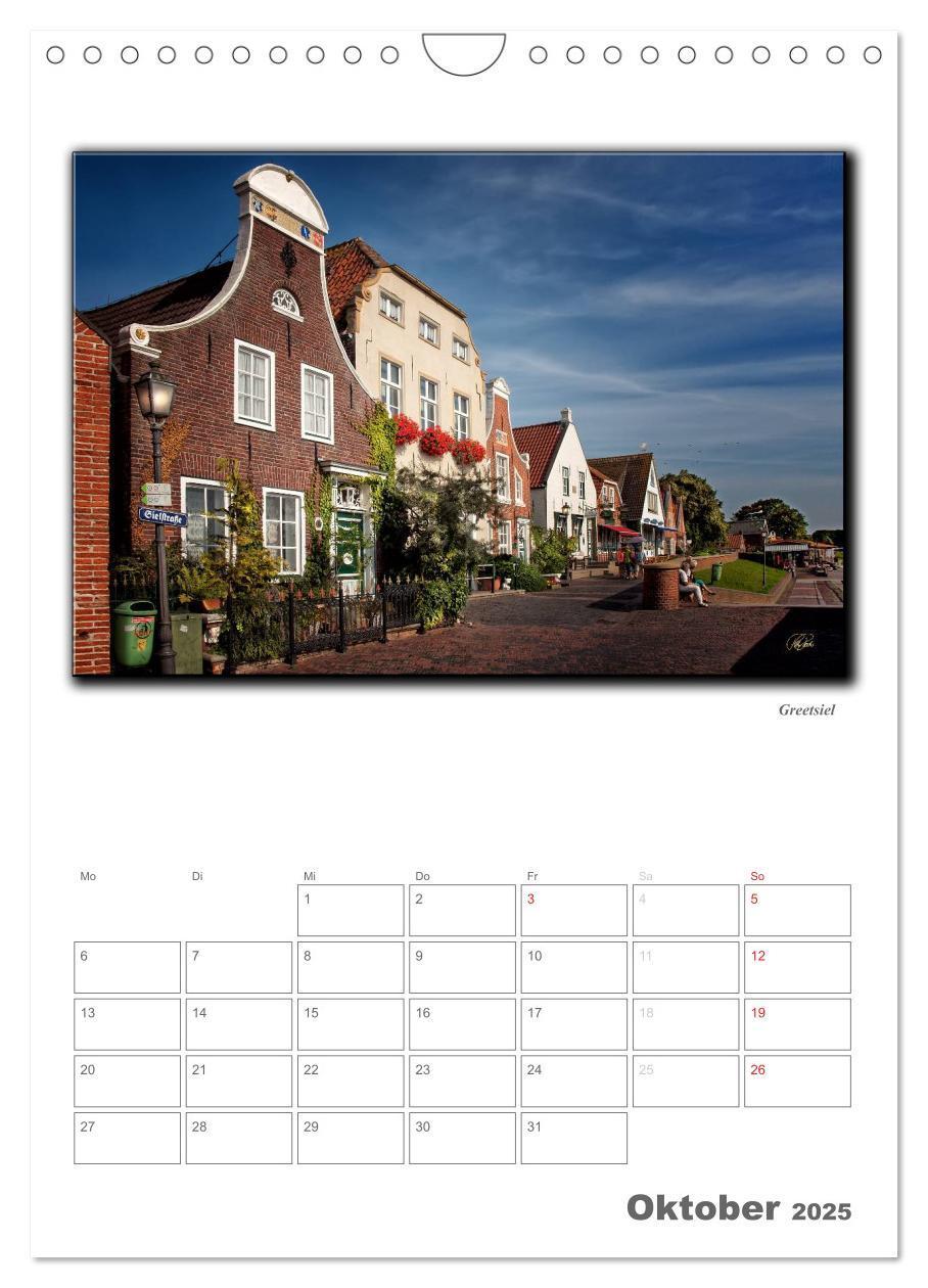 Bild: 9783457059104 | Ostfriesland - die bezaubernden alten Häfen / Planer (Wandkalender...