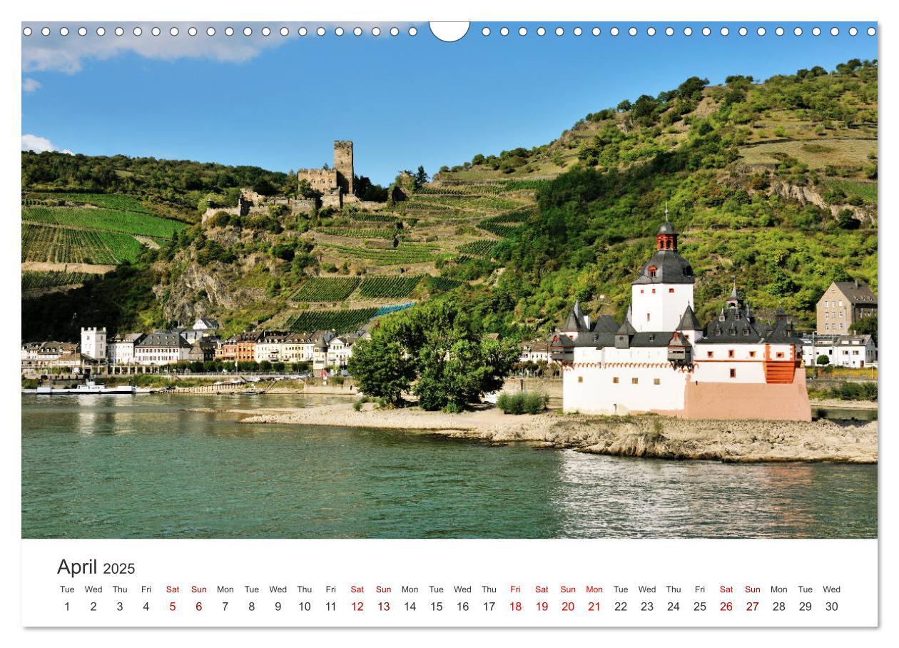 Bild: 9781325946815 | Rhine Valley and Castles (Wall Calendar 2025 DIN A3 landscape),...