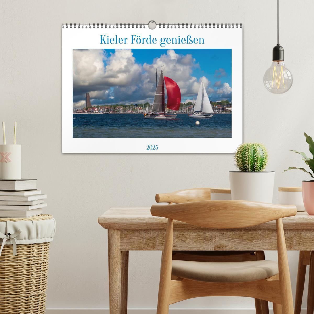 Bild: 9783383966361 | Kieler Förde genießen (Wandkalender 2025 DIN A3 quer), CALVENDO...