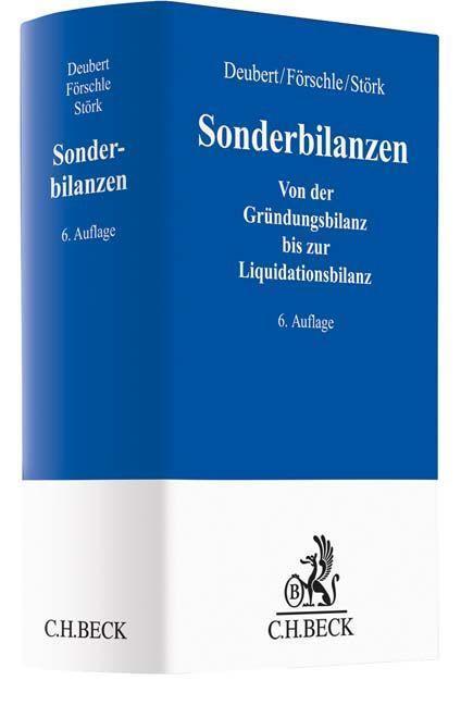 Cover: 9783406726569 | Sonderbilanzen | Von der Gründungsbilanz bis zur Liquidationsbilanz