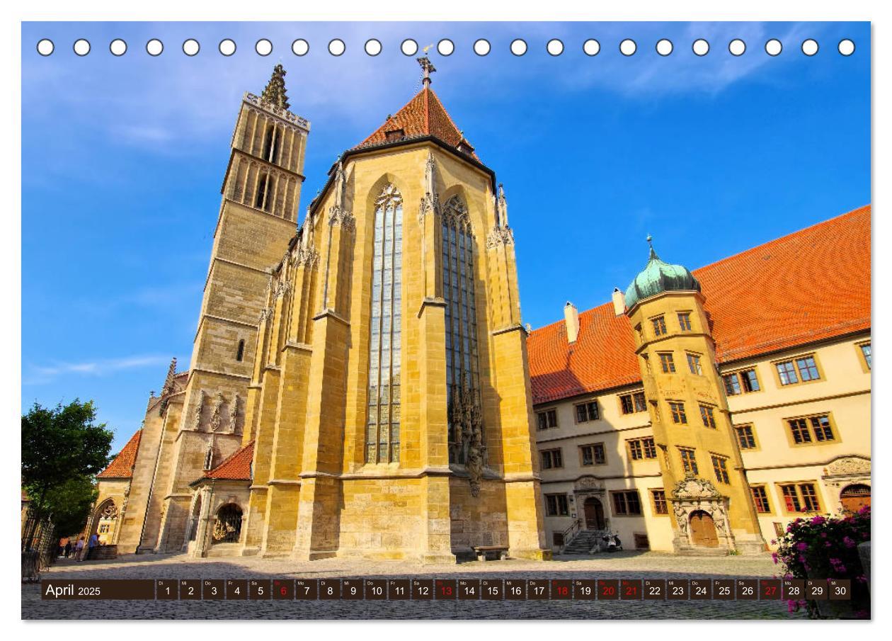 Bild: 9783435280773 | Rothenburg o. d. Tauber - Perle des Taubertales (Tischkalender 2025...