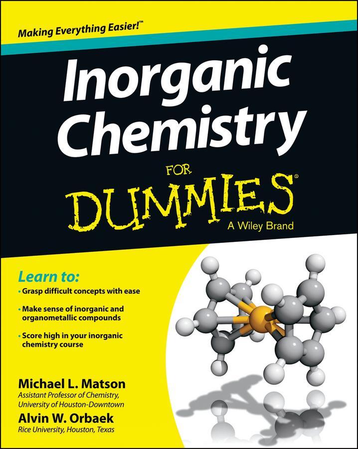 Cover: 9781118217948 | Inorganic Chemistry For Dummies | Alvin W. Orbaek (u. a.) | Buch