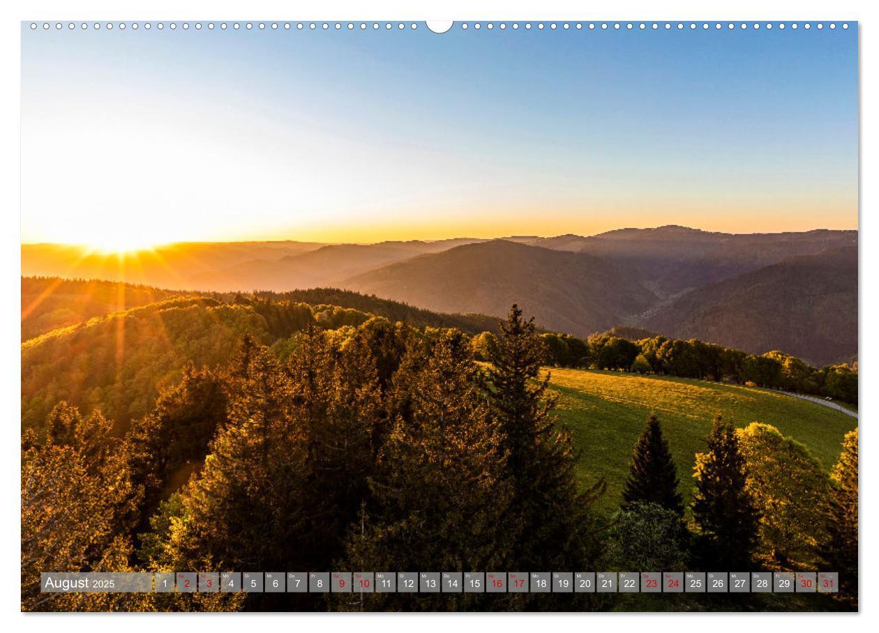 Bild: 9783435076390 | Ein Jahr im Schwarzwald (Wandkalender 2025 DIN A2 quer), CALVENDO...