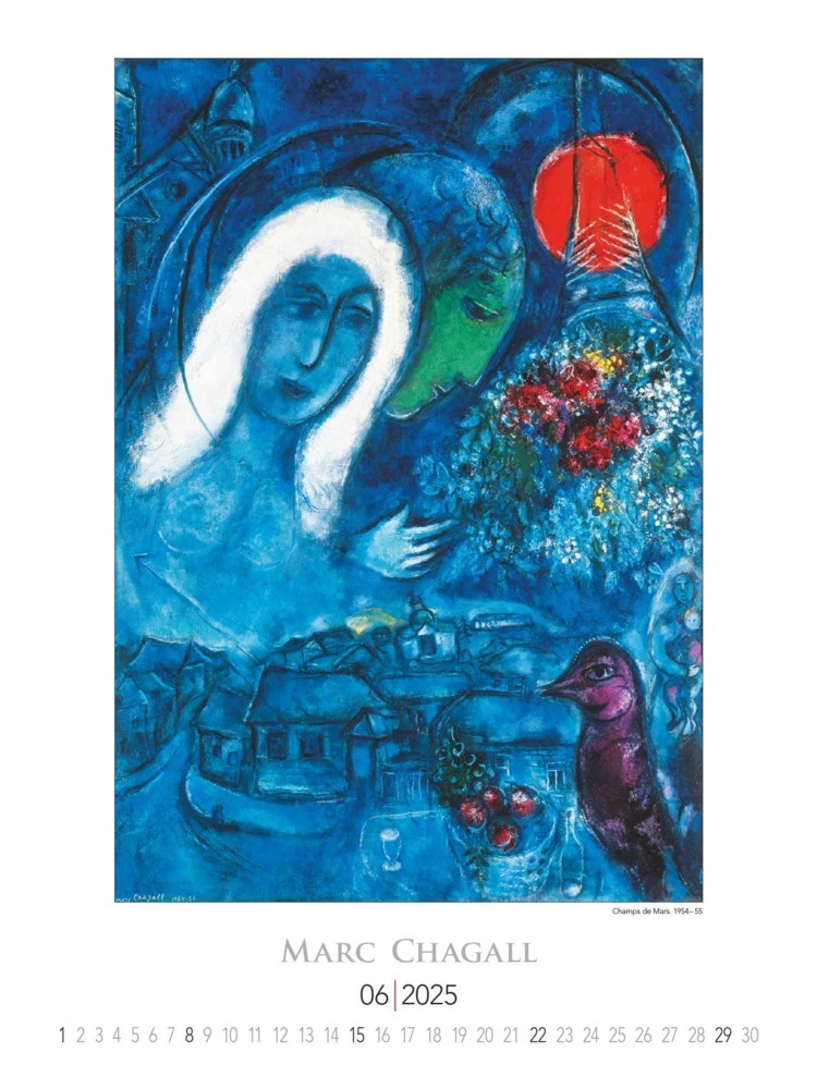 Bild: 4251732344030 | Alpha Edition - Marc Chagall 2025 Bildkalender, 42x56cm, Kalender...