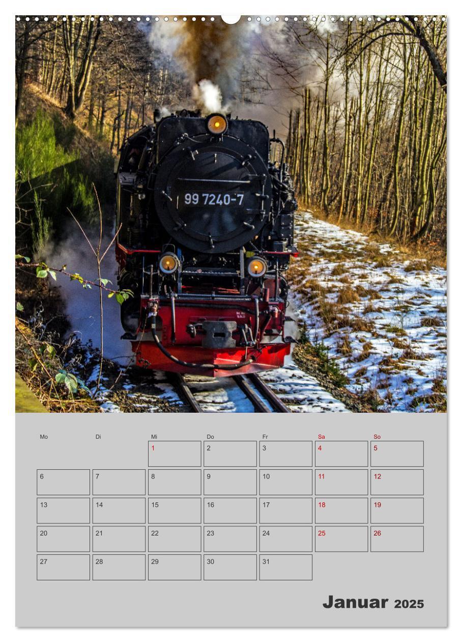 Bild: 9783383821301 | Brockenbahn - Terminplaner (hochwertiger Premium Wandkalender 2025...