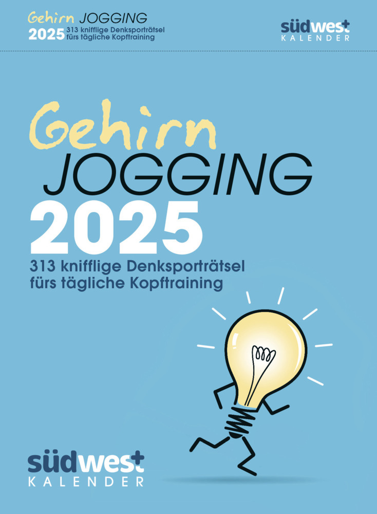 Cover: 9783517103013 | Gehirnjogging 2025 - 313 knifflige Denksporträtsel fürs tägliche...