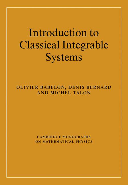 Cover: 9780521036702 | Introduction to Classical Integrable Systems | Olivier Babelon (u. a.)