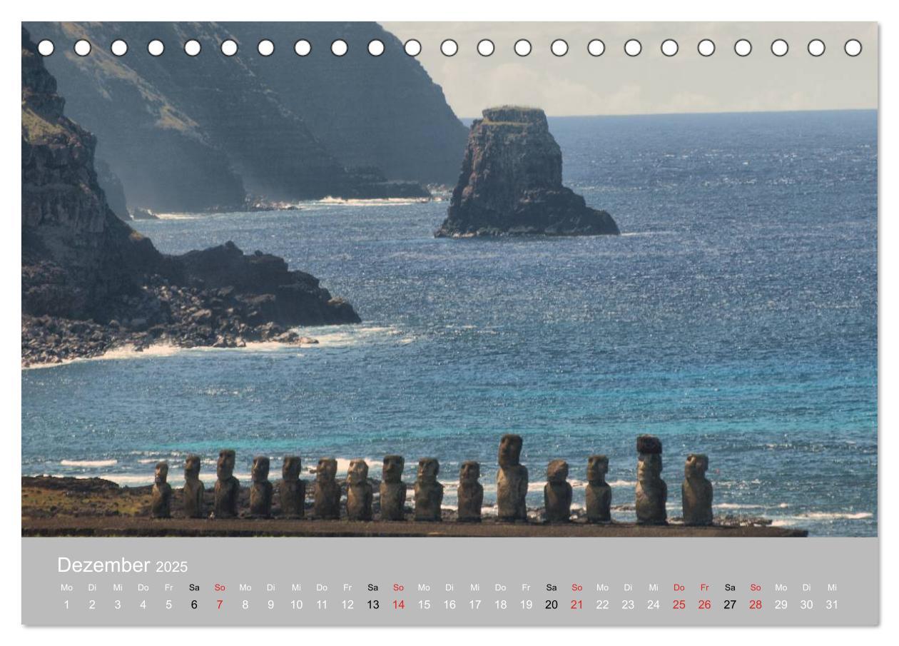 Bild: 9783435820337 | MOAI - steinerne Wächter der Osterinsel (Tischkalender 2025 DIN A5...