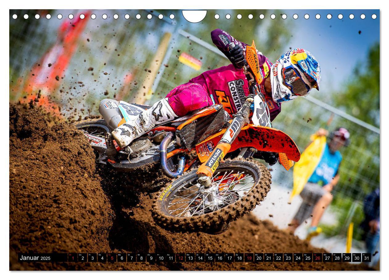 Bild: 9783435176410 | Blickpunkte Motocross (Wandkalender 2025 DIN A4 quer), CALVENDO...