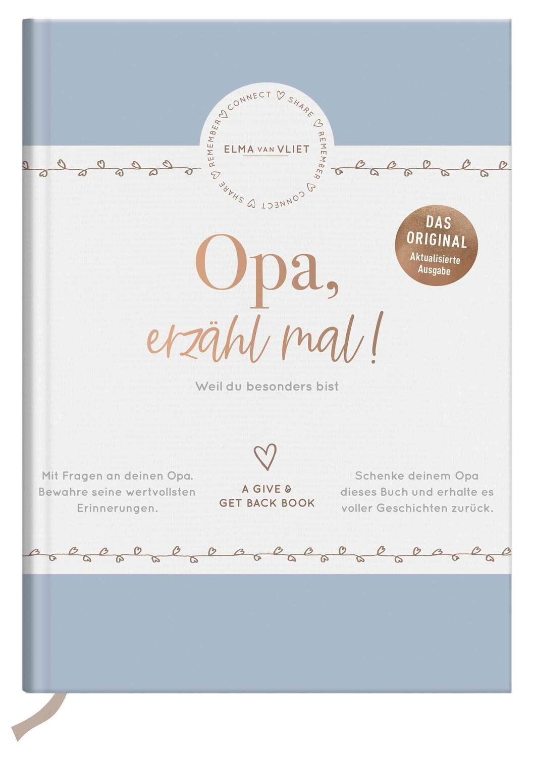 Cover: 9783426655924 | Opa, erzähl mal | Das Erinnerungsalbum deines Lebens | Elma van Vliet