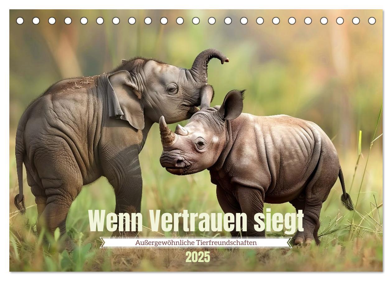 Cover: 9783383801136 | Wenn Vertrauen siegt (Tischkalender 2025 DIN A5 quer), CALVENDO...