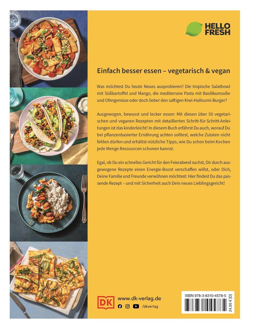 Rückseite: 9783831045785 | HelloFresh vegetarisch und vegan | HelloFresh Deutschland SE &amp; Co. KG