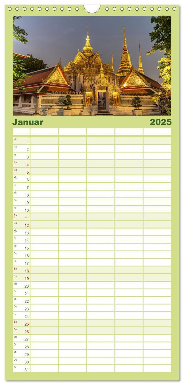 Bild: 9783457092392 | Familienplaner 2025 - Asien - Thailand mit 5 Spalten (Wandkalender,...