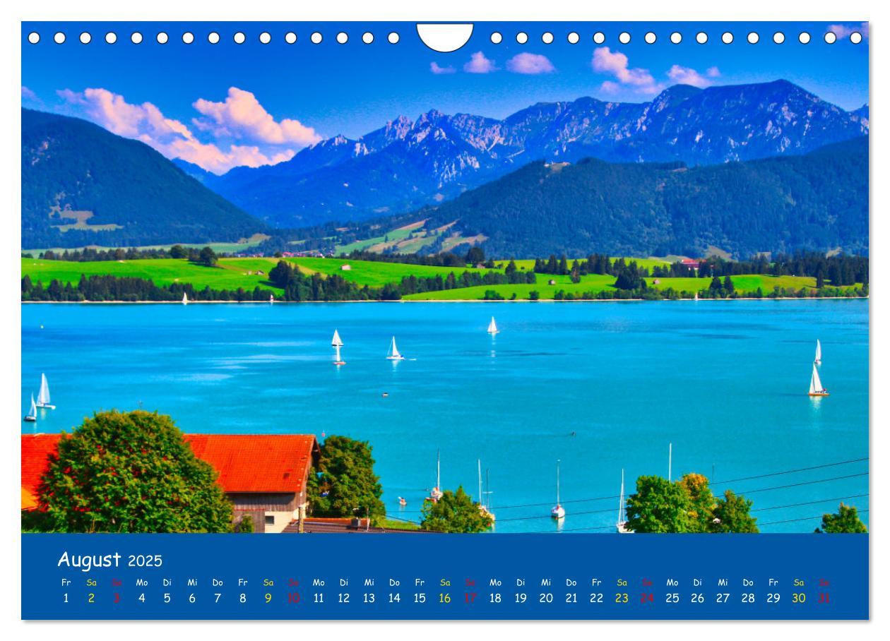 Bild: 9783435066513 | Allgäu Liebe (Wandkalender 2025 DIN A4 quer), CALVENDO Monatskalender