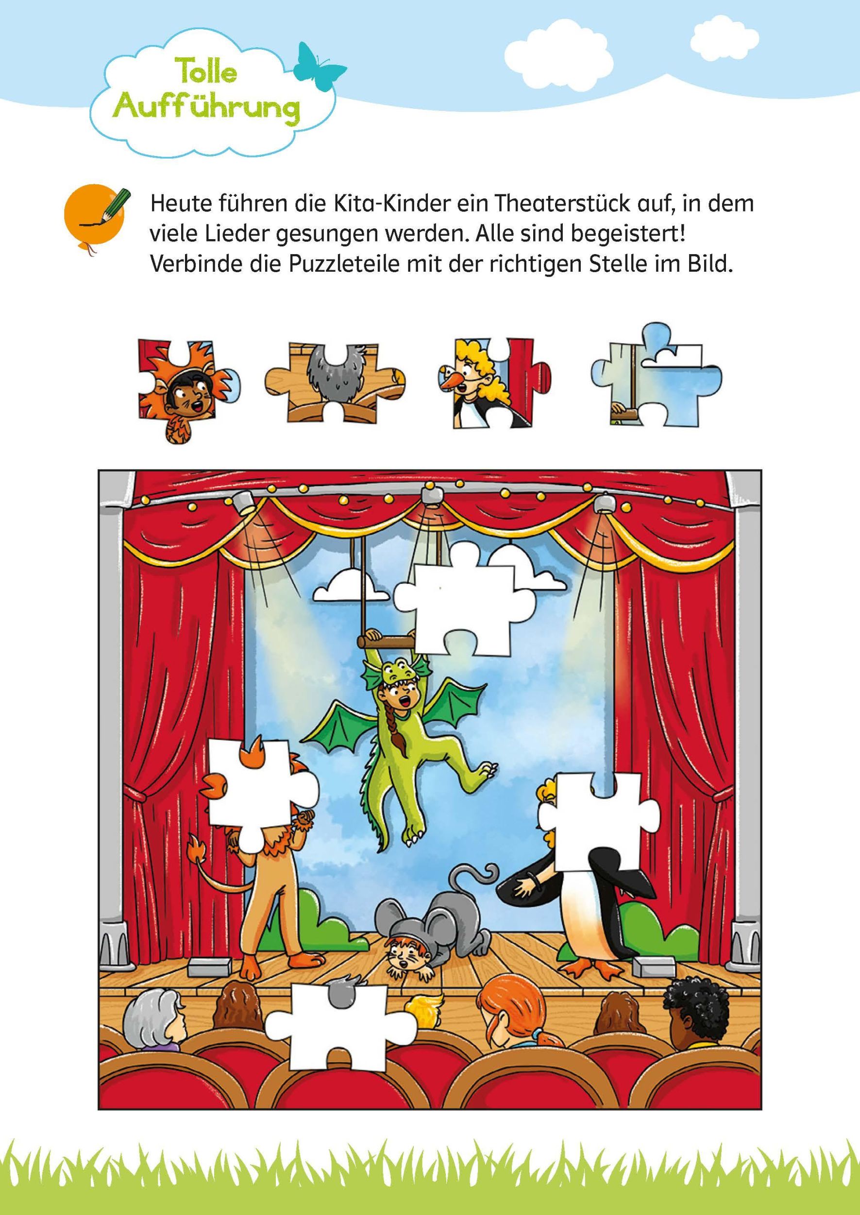 Bild: 9783129497531 | Klett Mein großer bunter Vorschul-Rätselblock | ab 5 Jahren | Buch