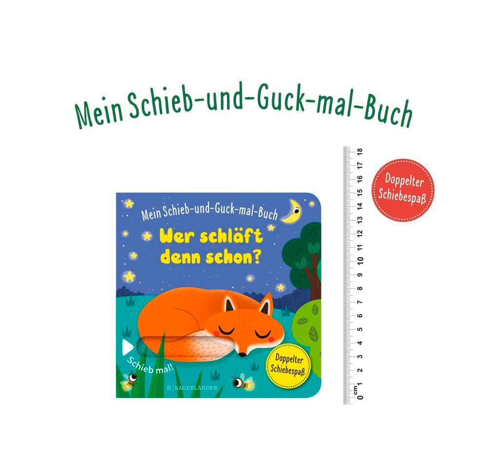 Bild: 9783737358194 | Mein Schieb &amp; Guck-mal-Buch: Wer schläft denn schon? | Stephanie Menge