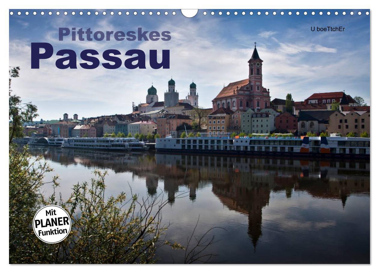 Cover: 9783435516865 | Pittoreskes Passau (Wandkalender 2025 DIN A3 quer), CALVENDO...