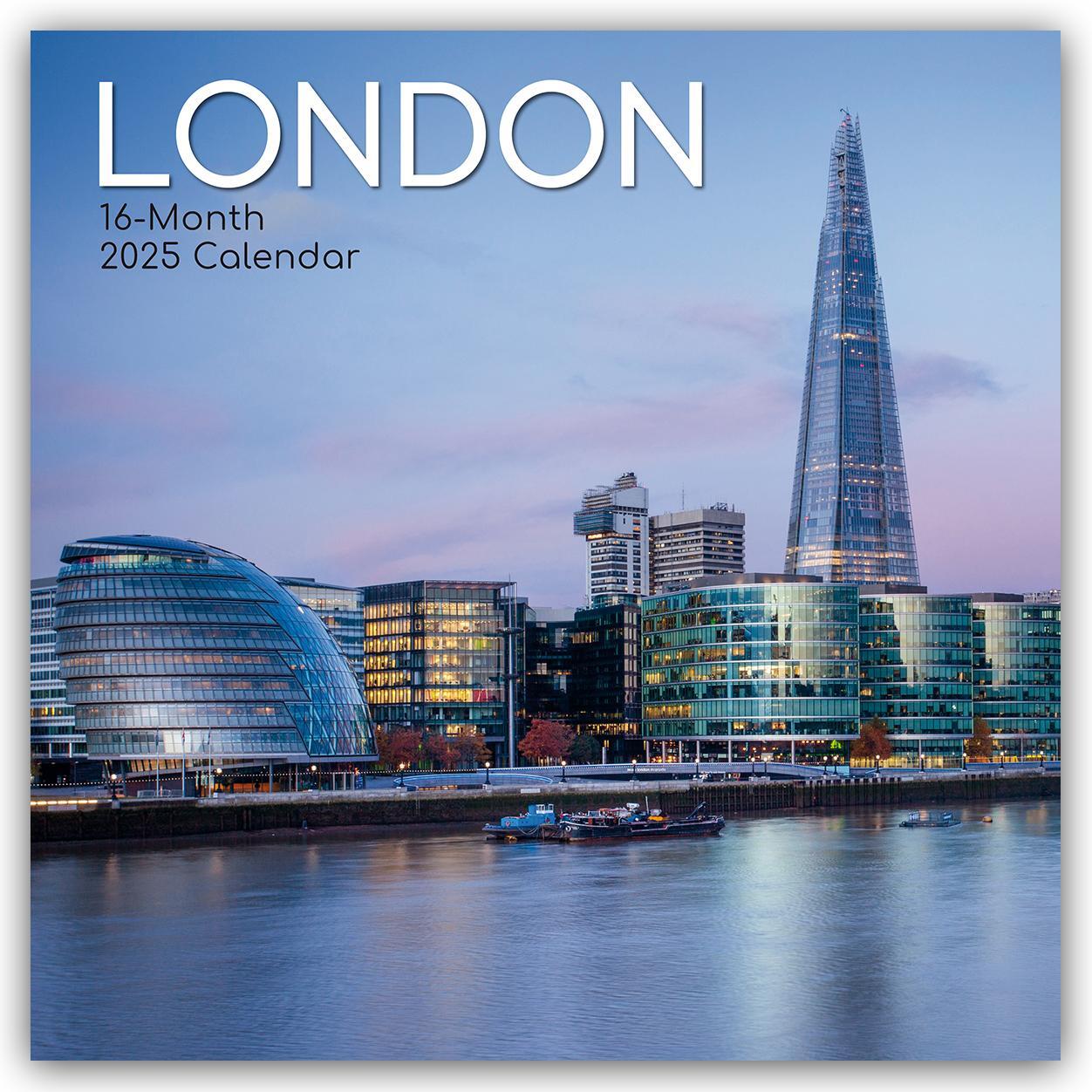 Cover: 9781835361177 | London 2025 - 16-Monatskalender | Gifted Stationery Co. Ltd | Kalender