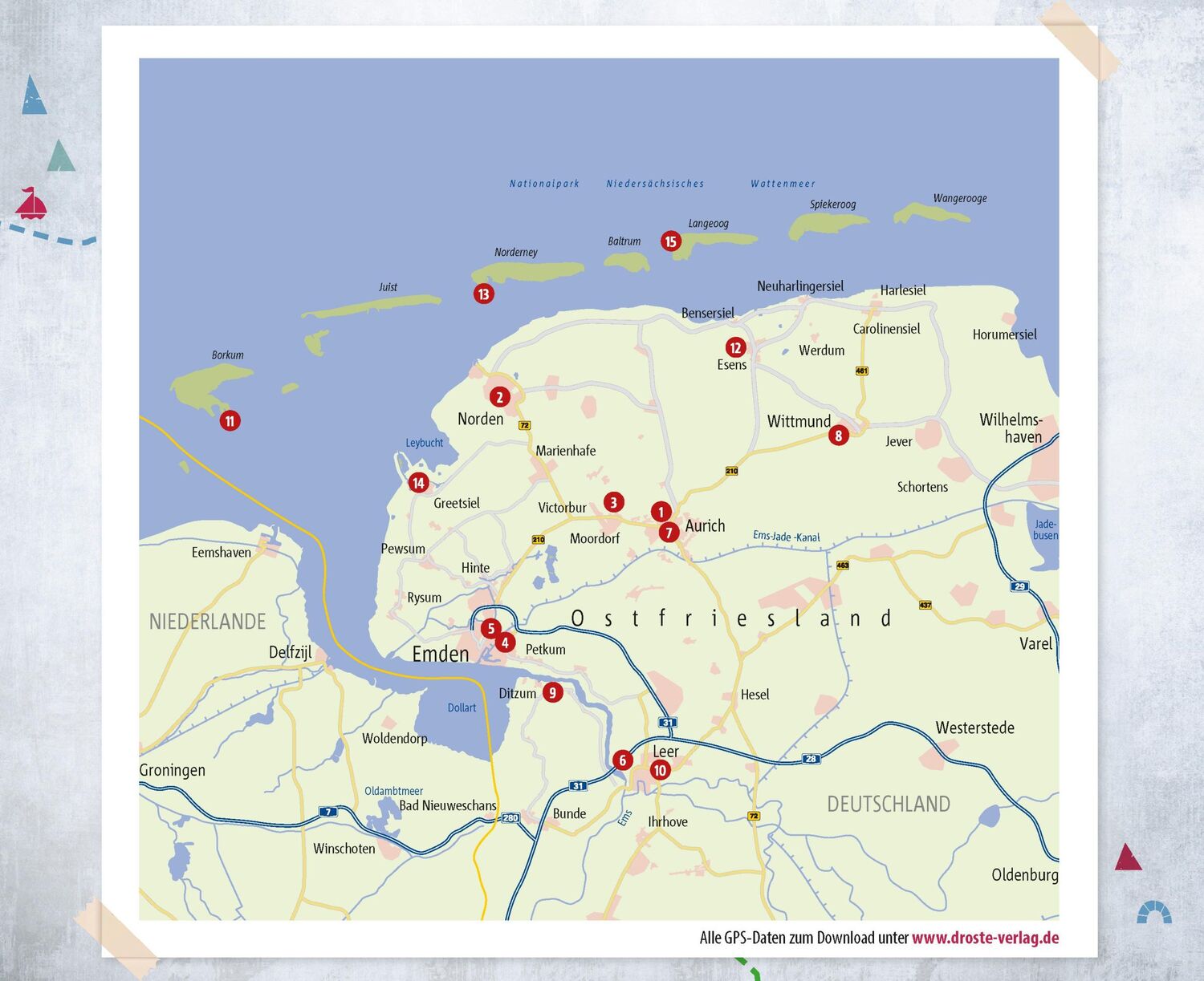 Bild: 9783770025695 | Ostfriesland. Radeln für die Seele | Wohlfühltouren | Buschak (u. a.)