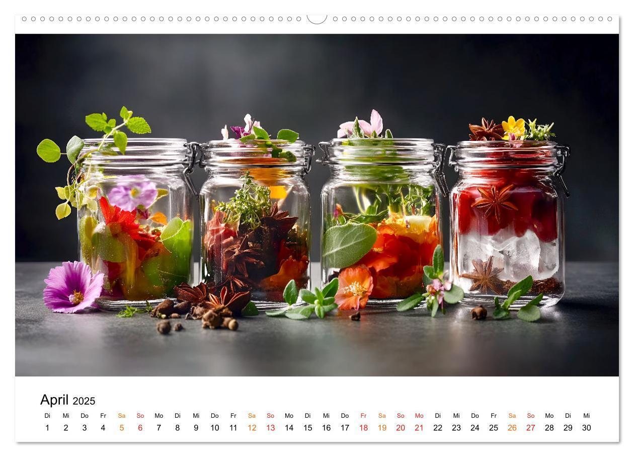 Bild: 9783457235539 | Küchenkalender Glaswerk (Wandkalender 2025 DIN A2 quer), CALVENDO...