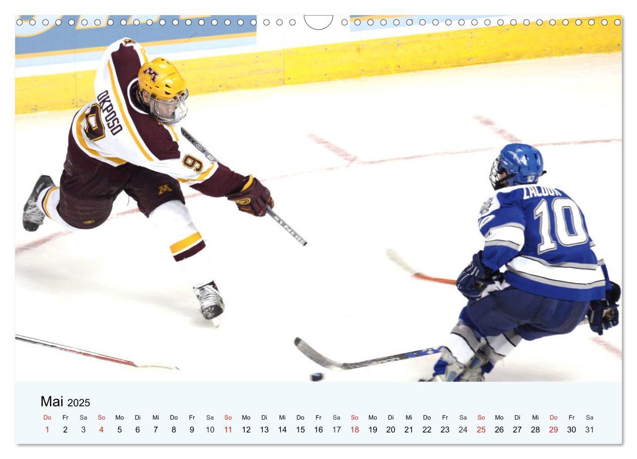 Bild: 9783435180066 | Eishockey. Dynamik, Athletik und Präzision! (Wandkalender 2025 DIN...