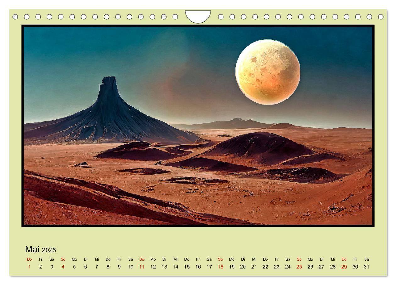 Bild: 9783435639823 | Der Zauber fremder Welten (Wandkalender 2025 DIN A4 quer), CALVENDO...