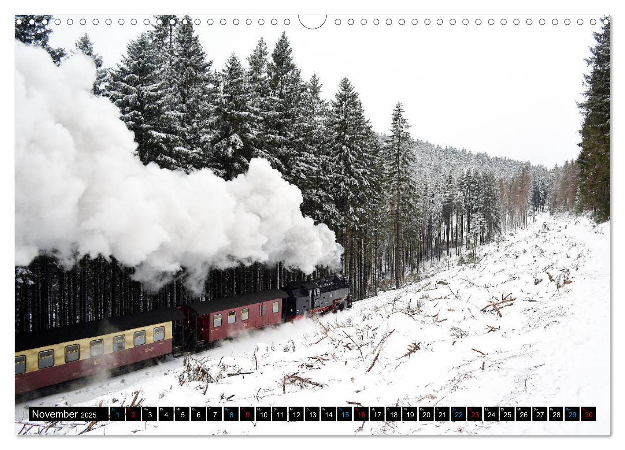 Bild: 9783435352678 | Dampf am Brocken - Die Harzquerbahn (Wandkalender 2025 DIN A3...