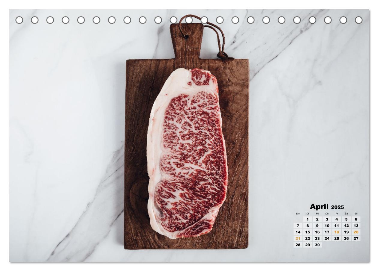 Bild: 9783435096275 | WAGYU (Tischkalender 2025 DIN A5 quer), CALVENDO Monatskalender | 2025