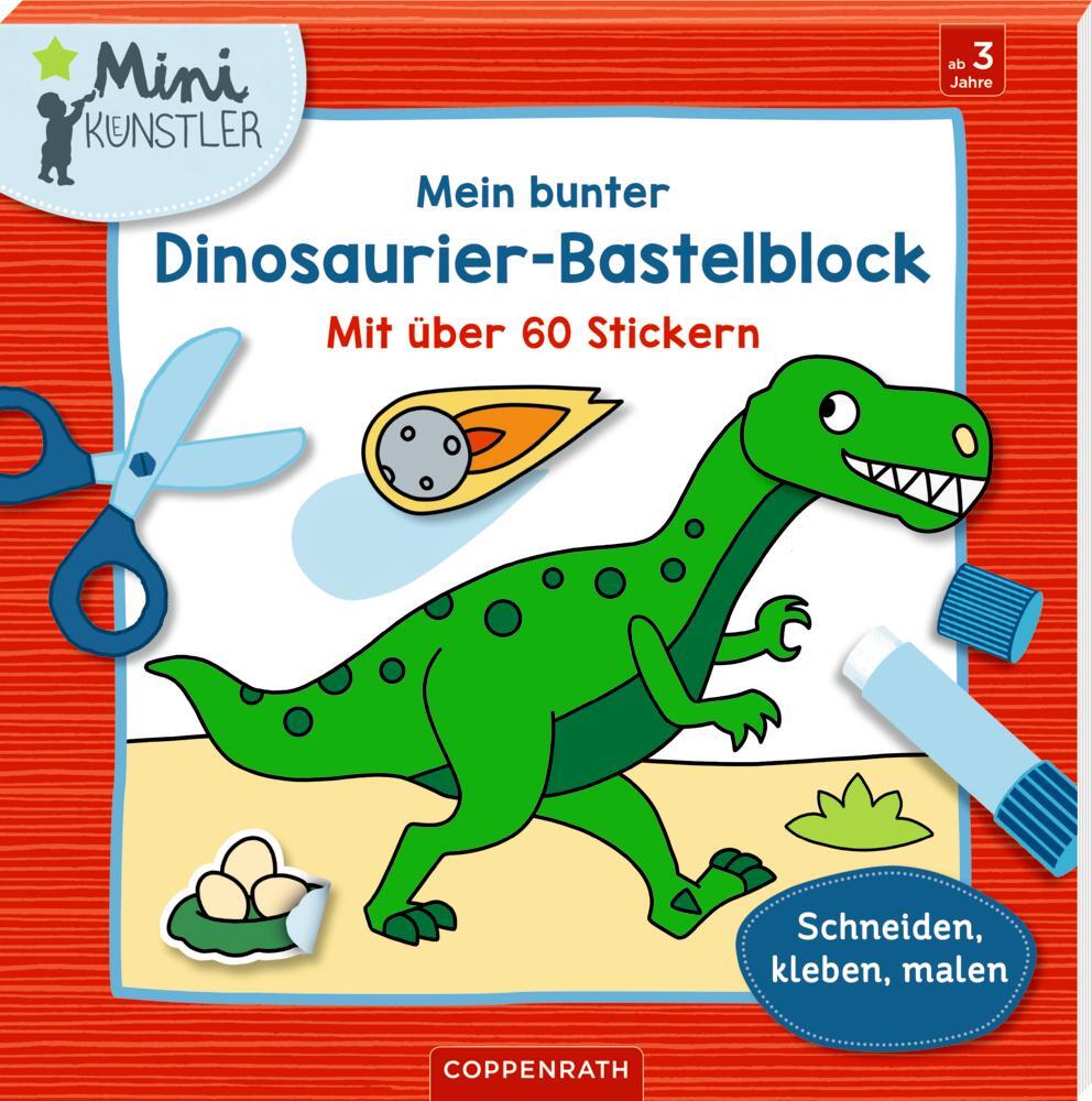 Cover: 9783649642084 | Mein bunter Dinosaurier-Bastelblock | Kristin Labuch | Taschenbuch