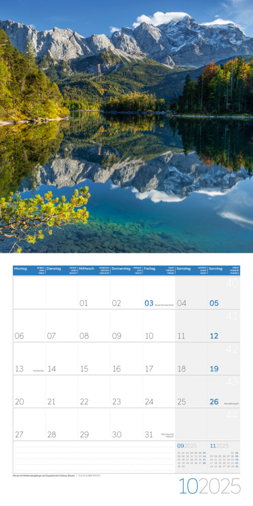 Bild: 9783838445076 | Naturwunder Deutschland Kalender 2025 - 30x30 | Ackermann Kunstverlag